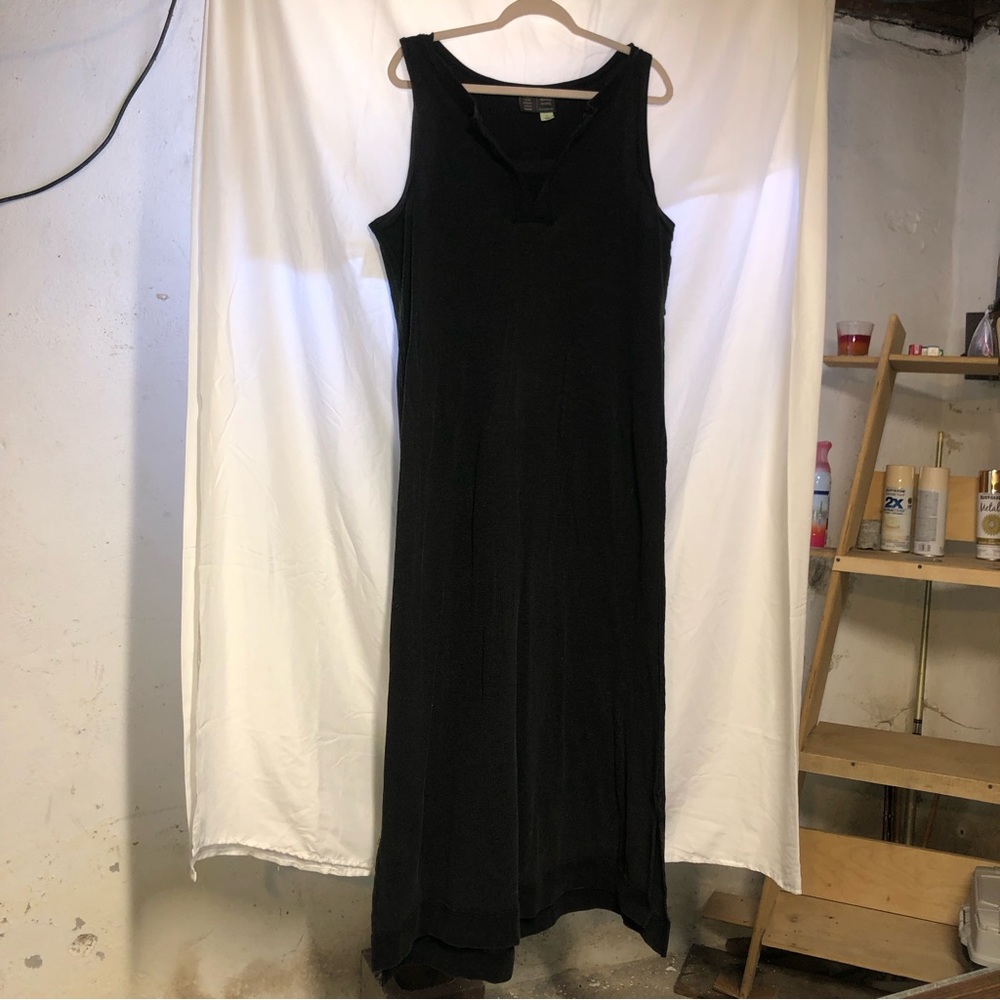 Anthropologie XL waffle knit lounge dress
